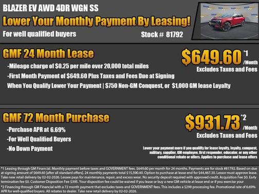 2026 Chevrolet Blazer EV SS