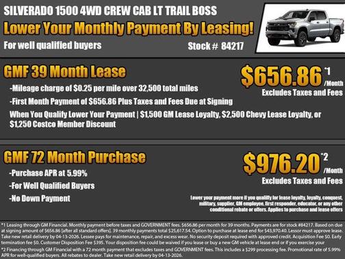 2026 Chevrolet Silverado 1500 LT Trail Boss