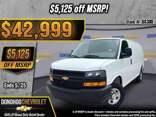Summit White 2026 Chevrolet Express 2500 Work Van