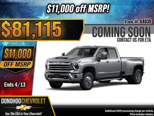2026 Chevrolet Silverado 3500 High Country