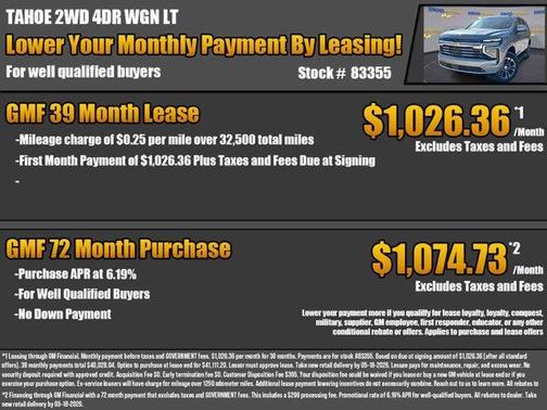 Sterling Gray Metallic 2026 Chevrolet Tahoe LT