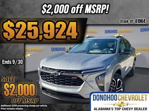 2025 Chevrolet Trax 2RS