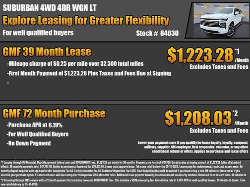 Summit White 2026 Chevrolet Suburban LT