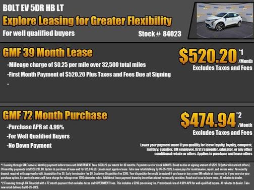 Summit White 2027 Chevrolet Bolt LT