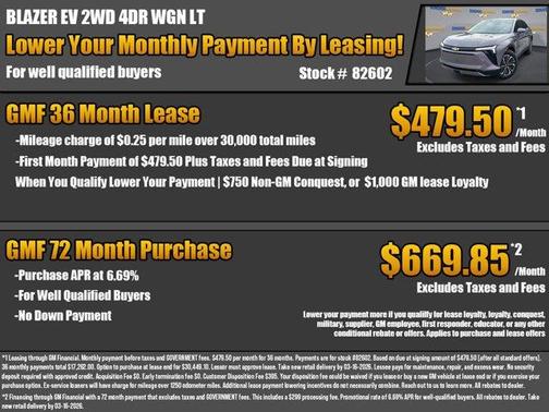 Galaxy Gray Metallic 2026 Chevrolet Blazer EV LT