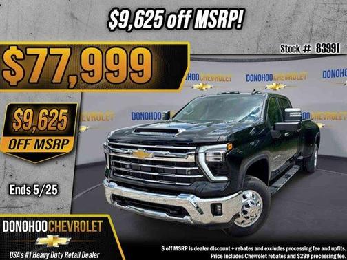 Black 2026 Chevrolet Silverado 3500 LTZ