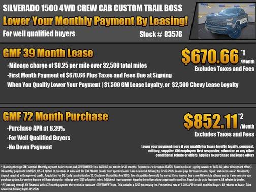 2026 Chevrolet Silverado 1500 Custom Trail Boss