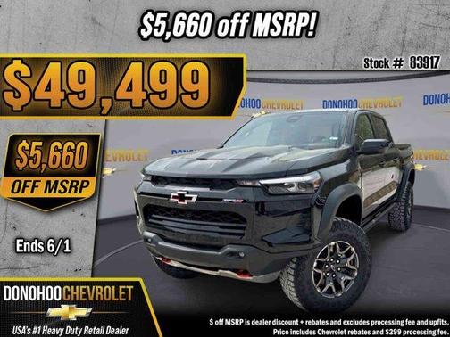Black 2026 Chevrolet Colorado ZR2