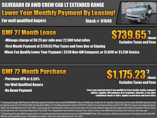 2026 Chevrolet Silverado EV LT