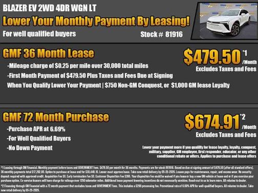 Summit White 2026 Chevrolet Blazer EV LT