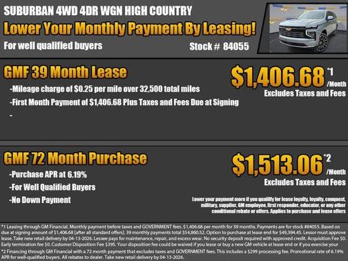 2026 Chevrolet Suburban High Country