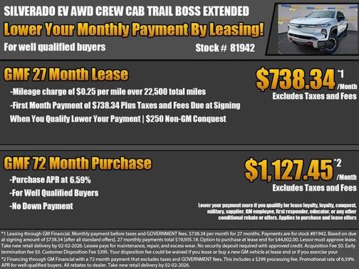 2026 Chevrolet Silverado EV Trail Boss