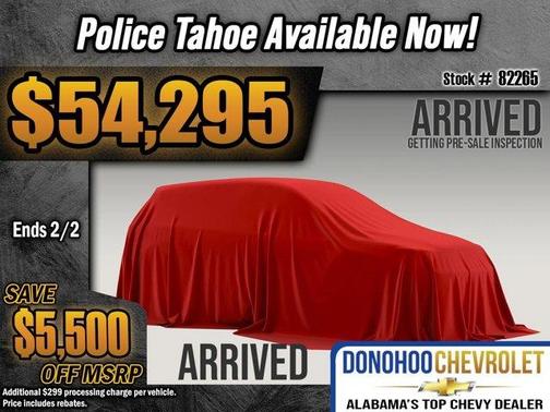 2026 Chevrolet Tahoe Police