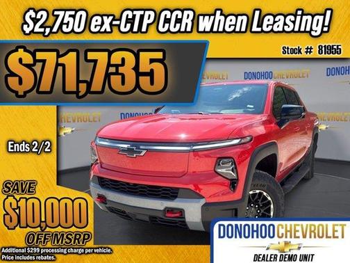 2026 Chevrolet Silverado EV Trail Boss