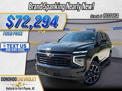 Black 2026 Chevrolet Tahoe RST