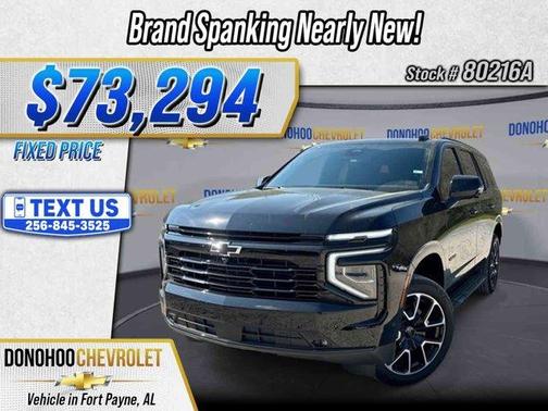 Black 2026 Chevrolet Tahoe RST
