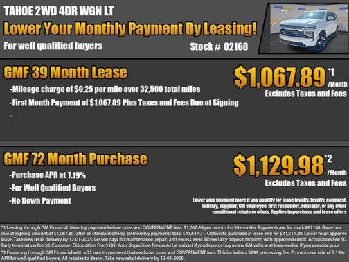 2026 Chevrolet Tahoe LT