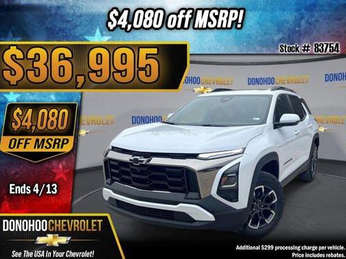 Polar White 2026 Chevrolet Equinox ACTIV