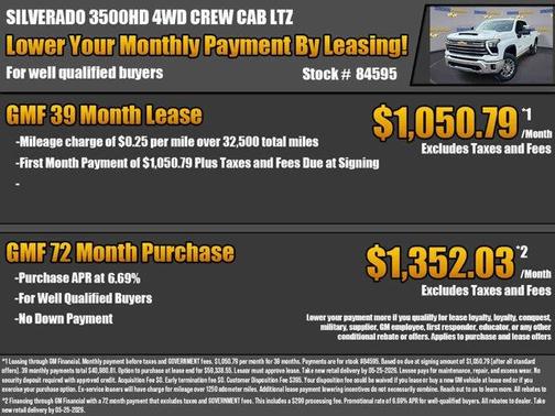 Summit White 2026 Chevrolet Silverado 3500 LTZ
