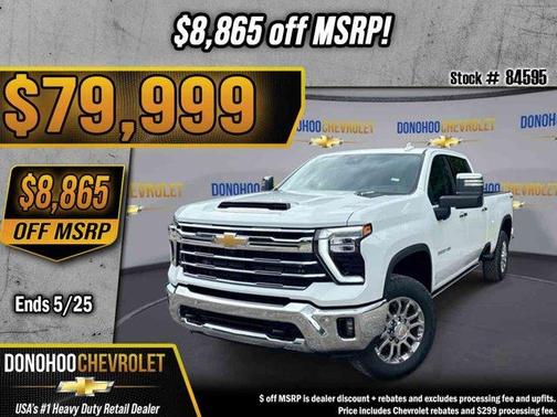 Summit White 2026 Chevrolet Silverado 3500 LTZ