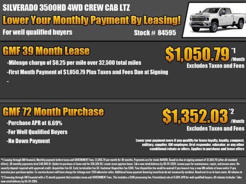 Summit White 2026 Chevrolet Silverado 3500 LTZ
