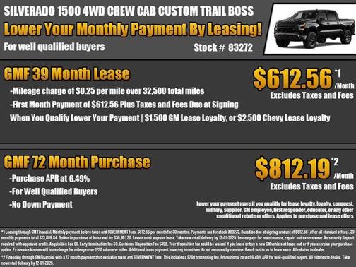 2026 Chevrolet Silverado 1500 Custom Trail Boss