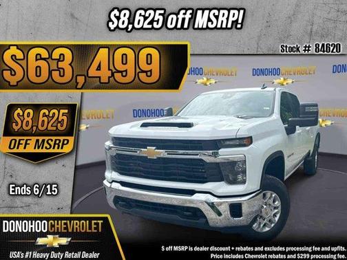Summit White 2026 Chevrolet Silverado 3500 LT