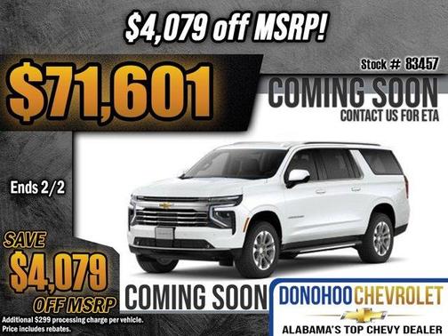 2026 Chevrolet Suburban LT