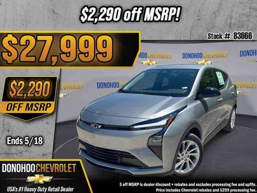 Sterling Gray Metallic 2027 Chevrolet Bolt LT