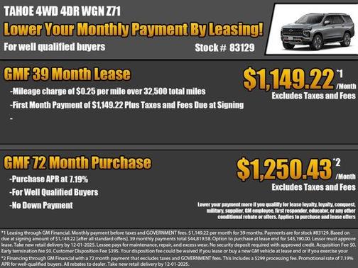 2026 Chevrolet Tahoe Z71