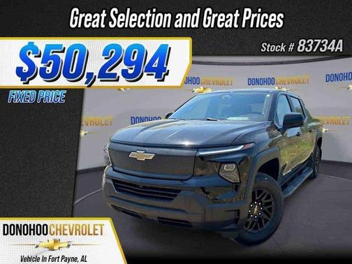 Black 2024 Chevrolet Silverado EV WT