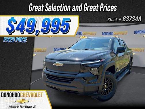 Black 2024 Chevrolet Silverado EV WT