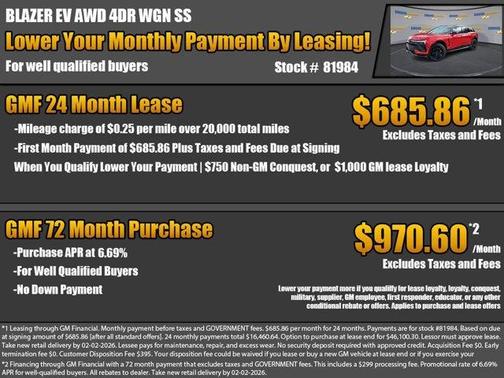 2026 Chevrolet Blazer EV SS