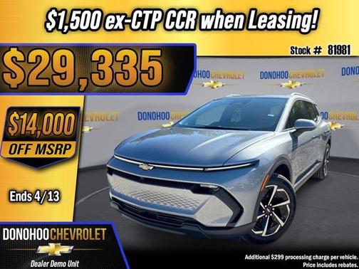 Sterling Gray Metallic 2026 Chevrolet Equinox EV LT 2