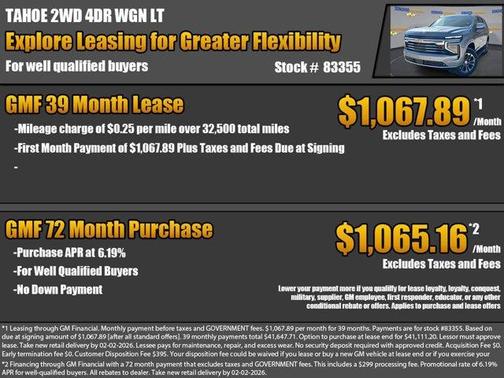 2026 Chevrolet Tahoe LT