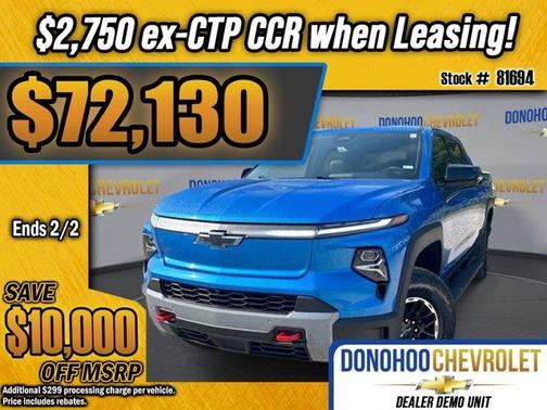 2026 Chevrolet Silverado EV Trail Boss