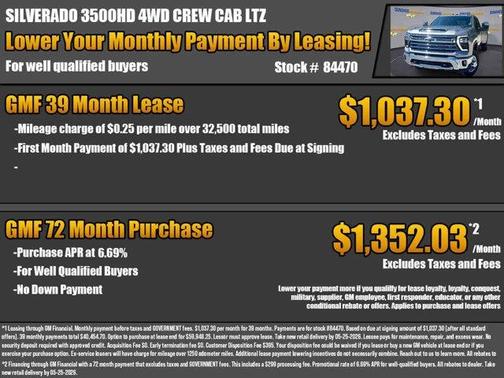 Sterling Gray Metallic 2026 Chevrolet Silverado 3500 LTZ