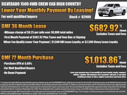 2026 Chevrolet Silverado 1500 High Country