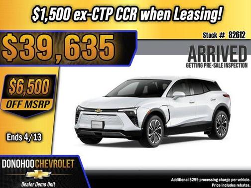 Summit White 2026 Chevrolet Blazer EV LT