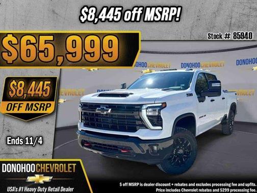 Summit White 2026 Chevrolet Silverado 2500 LTZ