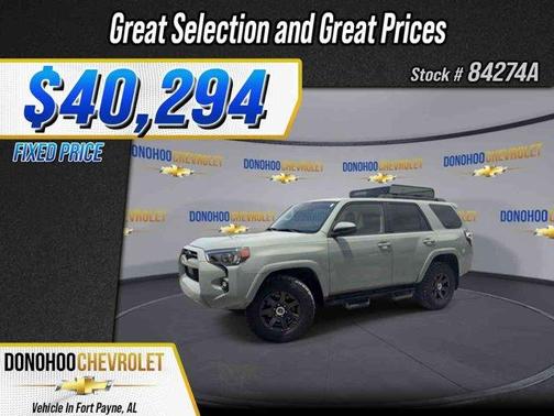 Green 2022 Toyota 4Runner Trail Special Edition