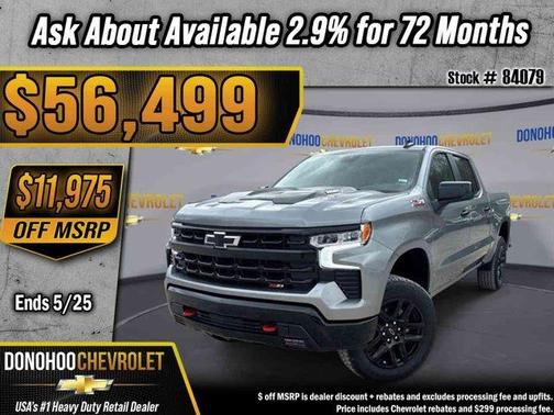 Sterling Gray Metallic 2026 Chevrolet Silverado 1500 LT Trail Boss