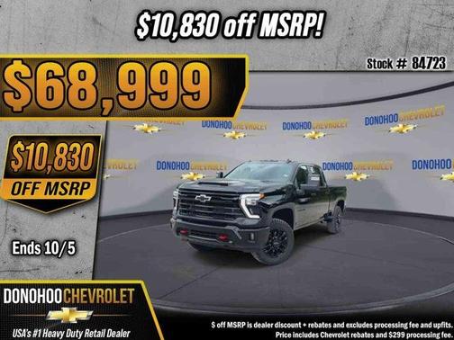 Black 2026 Chevrolet Silverado 2500 LT