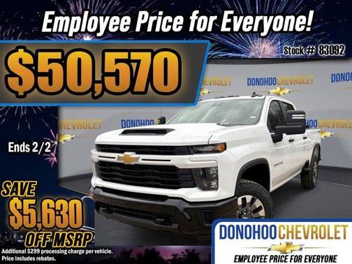 2026 Chevrolet Silverado 2500 Custom