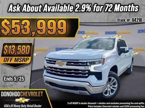 Polar White 2026 Chevrolet Silverado 1500 LTZ