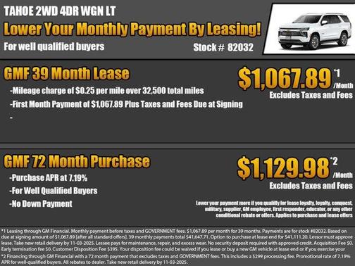 2026 Chevrolet Tahoe LT