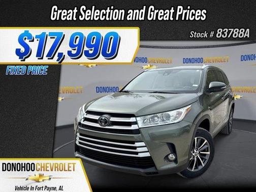 Green 2019 Toyota Highlander