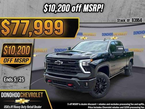 Black 2026 Chevrolet Silverado 2500 LTZ