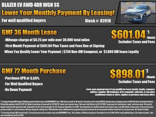 2026 Chevrolet Blazer EV SS