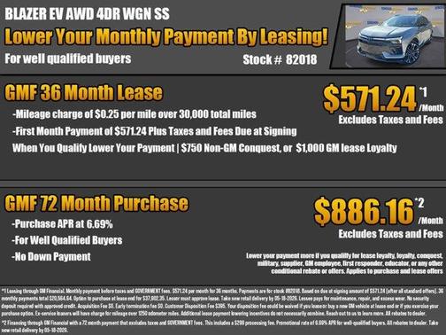 Sterling Gray Metallic 2026 Chevrolet Blazer EV SS